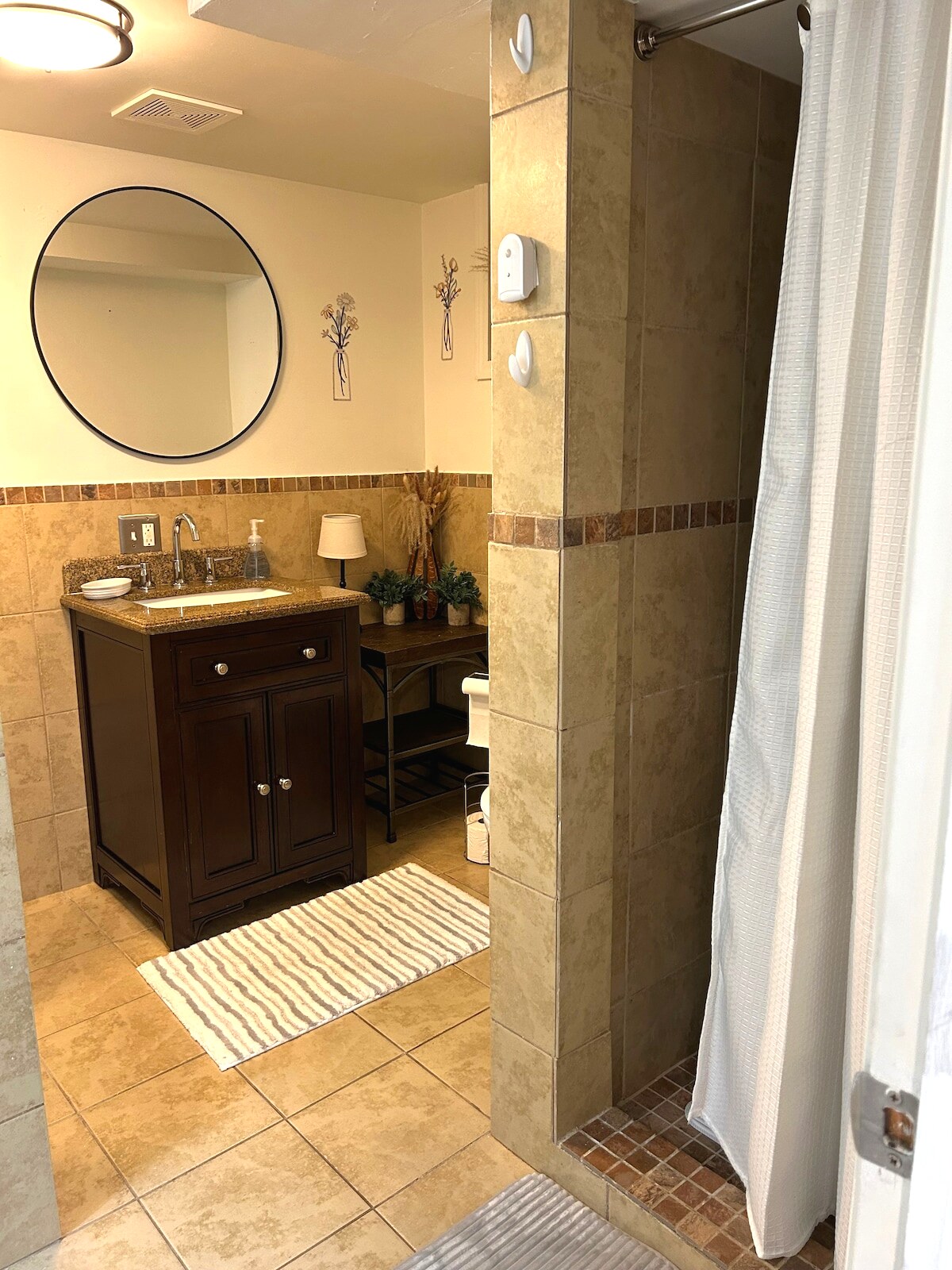 Clean modern bathroom